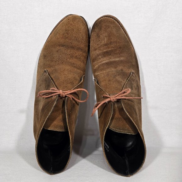 THURSDAY BOOT CO. The Scout Chukka Cognac Suede Thrusted Boots Men's Size 10.5. - Picture 11 of 17
